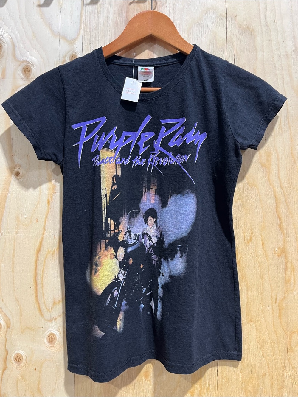 Prince "Purple Rain" Graphic T-shirts (baby t cut) Size Small